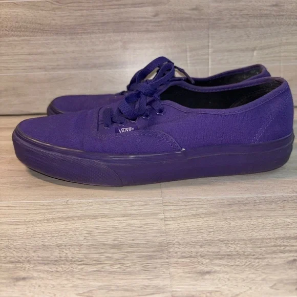 Purple Canvas Men's Shoes - Picture 6 of 9